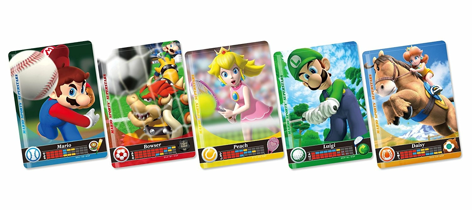 Amiibo Cartes Mario Sport Superstar 5 Cartes