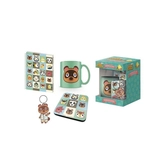 Nintendo - animal crossing - coffret cadeau (new horizons faces) : mug, carnet, dessous de verre et porte-clés