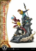 Seven deadly sins concept masterline series statuette meliodas, ban and king 55 cm
