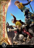 Seven deadly sins concept masterline series statuette meliodas, ban and king 55 cm