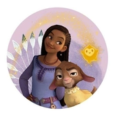 Wish : asha et la bonne Étoile - coussin en velboa asha