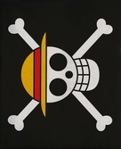 One piece - couverture en flanelle drapeau du chapeau de paille (130x160cm)