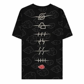 Naruto shippuden t-shirt akatsuki all over (xxl)