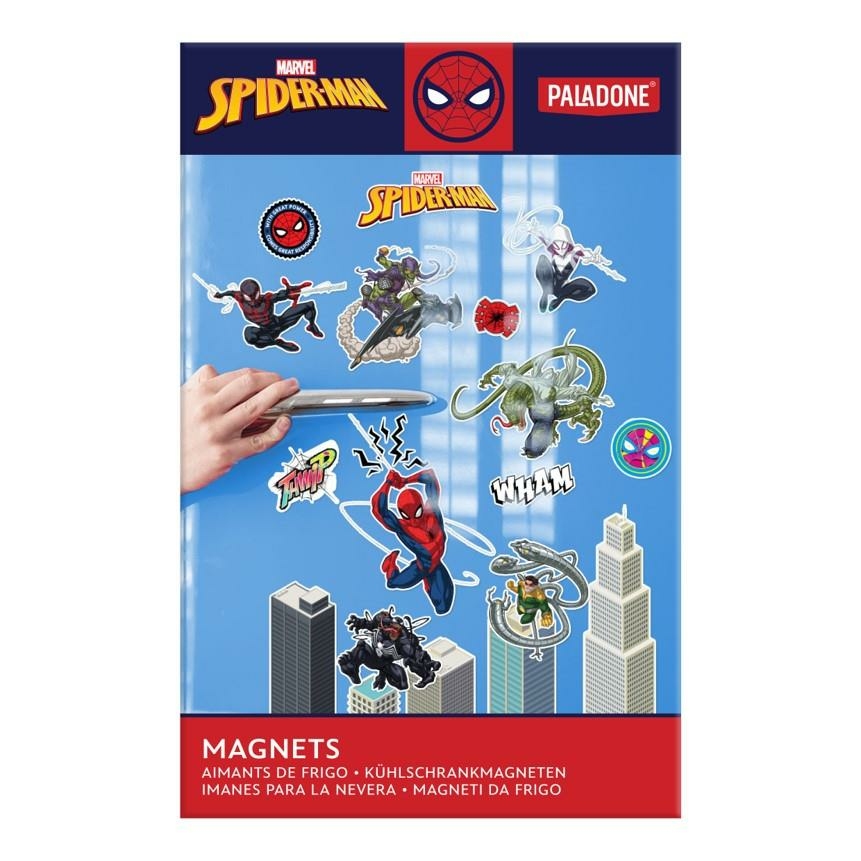 Marvel - spider-man - set de 24 aimants pour réfrigérateur