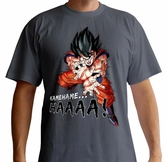 T-shirt Dragon Ball Z KAMEHAMEHA Gris Foncé (M)