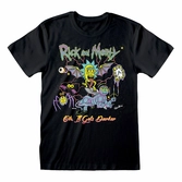 Rick and morty t-shirt oh it gets darker (m)