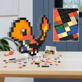 Pokémon jeu de construction mega salaméche pixel art