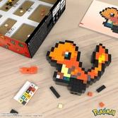 Pokémon jeu de construction mega salaméche pixel art