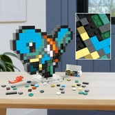 Pokémon jeu de construction mega carapuce pixel art