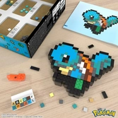 Pokémon jeu de construction mega carapuce pixel art