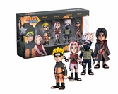 Naruto shippuden - naruto, kakashi, itachi, .. - pack 4 fig. minix 7cm