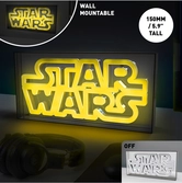 Star wars - logo - lampe led neon 15.5x30.5cm