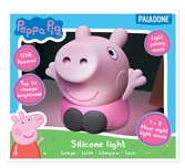 Peppa pig - lampe en silicone rechargeable 14cm