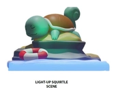 Pokemon - carapuce - scène lumineuse led