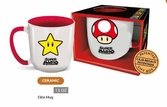 Super mario - symboles - mug elite intérieur coloré - 384ml