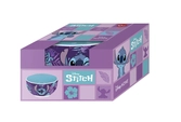 Stitch - purple flower - bol céramique en gift box - 600ml