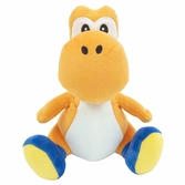Super mario - yoshi orange - peluche 20cm