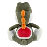 Super mario - yoshi noir - peluche 20cm