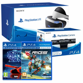 PlayStation VR + Playstation Camera + Battlezone + Rigs - PS4