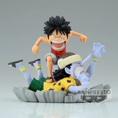 One piece - luffy vs arlong - figurine wcf-log stories 7cm