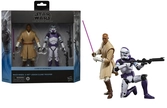 Star wars -mace windu & soldat clone 187 légion -fig black series 15cm