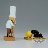 One piece - sanji & zeff - figurine wcf log stories 8cm