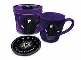 Mercredi - nightshades & ravens - box métal, mug & sous verre