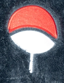 Naruto - uchiha - sweat fluffy à capuche (l/xl)