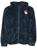 Naruto - uchiha - sweat fluffy à capuche (l/xl)