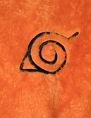Naruto - konoha - sweat fluffy à capuche (l/xl)
