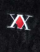 Hunter x hunter - logo - sweat fluffy à capuche (s/m)