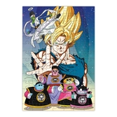 Dragon ball z -puzzle à collectionner - 5 etoiles - 2en1 puzzle +extra