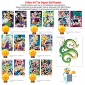 Dragon ball z - puzzle à collectionner - 1 etoile - 2en1 puzzle +extra