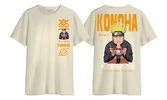 Naruto shippuden - konoha ramen - t-shirt oversize homme (xl)