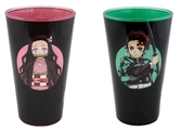 Demon slayer - tanjiro & nezuko - 2 xxl pint glass 473ml