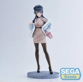 Rascal does not dream of a bunny girl senpai statuette luminasta pvc mai sakurajima casual clothes ver. 21 cm