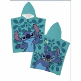 Lilo & stitch - stitch - poncho enfant 100% polyester 55x110cm