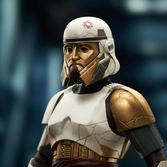 Star wars: ahsoka statuette premier collection 1/7 captain enoch 28 cm