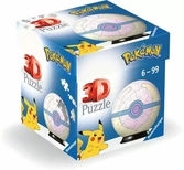 Pokémon puzzle 3d pokéballs: soin ball (55 pièces)
