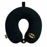 Batman - logo - coussin de voyage en velboa