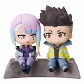 Cyberpunk: edgerunners pack 2 mini figurines qset david & lucy - to the moon 8 cm
