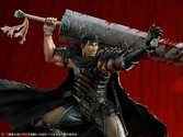 Berserk statuette pvc 1/7 guts black swordsman ver. 26 cm