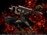 Berserk statuette pvc 1/7 guts black swordsman ver. 26 cm