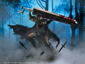 Berserk statuette pvc 1/7 guts black swordsman ver. 26 cm