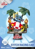 Lilo & stitch - stitch racing car - diorama d-stage 14.6cm