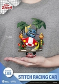 Lilo & stitch - stitch racing car - diorama d-stage 14.6cm