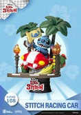 Lilo & stitch - stitch racing car - diorama d-stage 14.6cm
