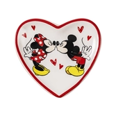 Mickey & minnie - gift box - boucles d'oreilles + plateau à bijoux