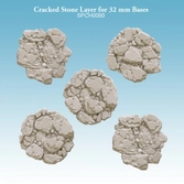 Cracked stone layers for 32 mm bases