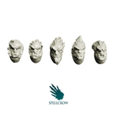 Feral wolves space knights heads